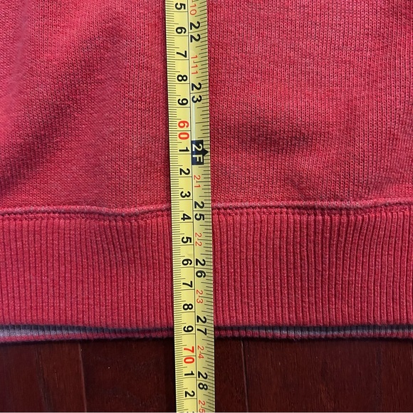 Tommy Bahama Flipshore Half Zip Reversible Pullover, Orange/Heather, Size XLarge - Picture 6 of 7